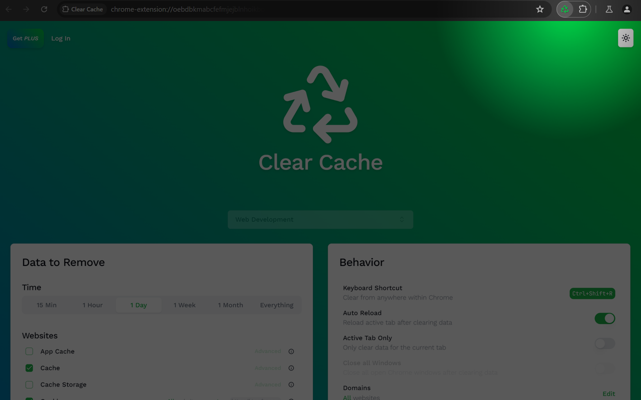 10 des meilleures extensions Chrome pour les agences digitales 5 Clear Cache – Vide ton cache instantanément